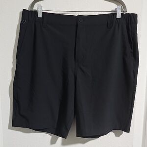 Eddie Bauer Men's Black Flat Front Shorts